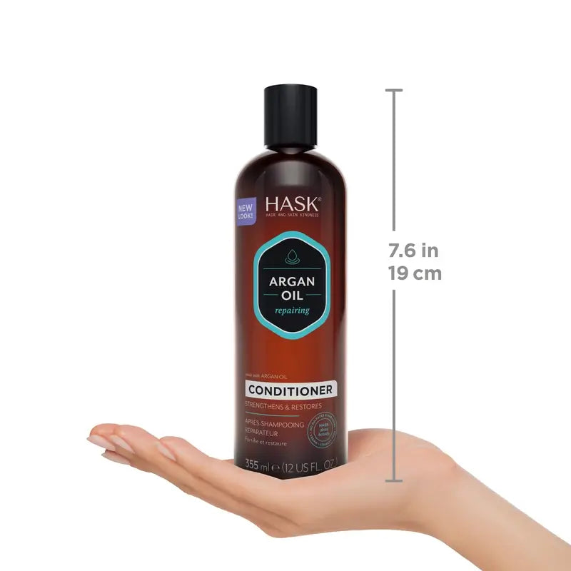 Hask Balsamo riparatore all'olio di Argan , 355 ml
