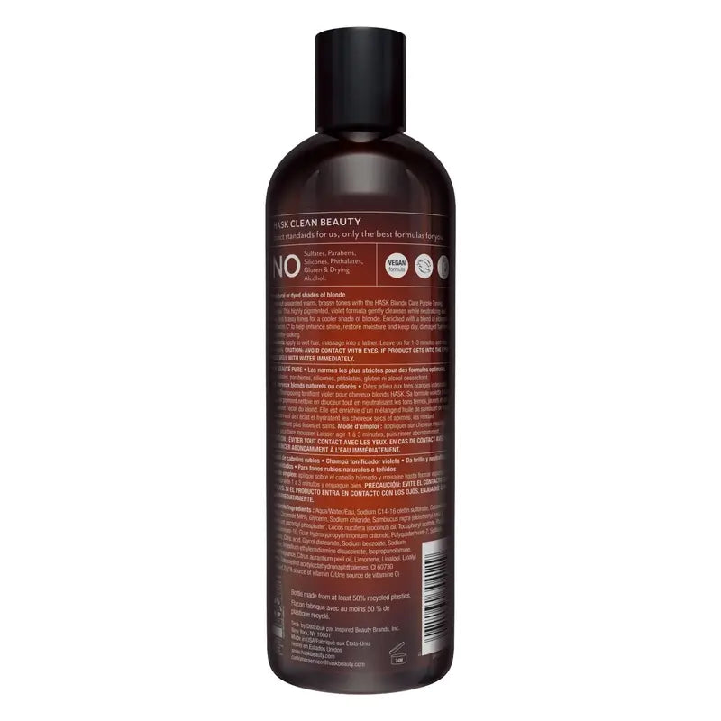 Hask Blonde Care Shampoo , 355 ml