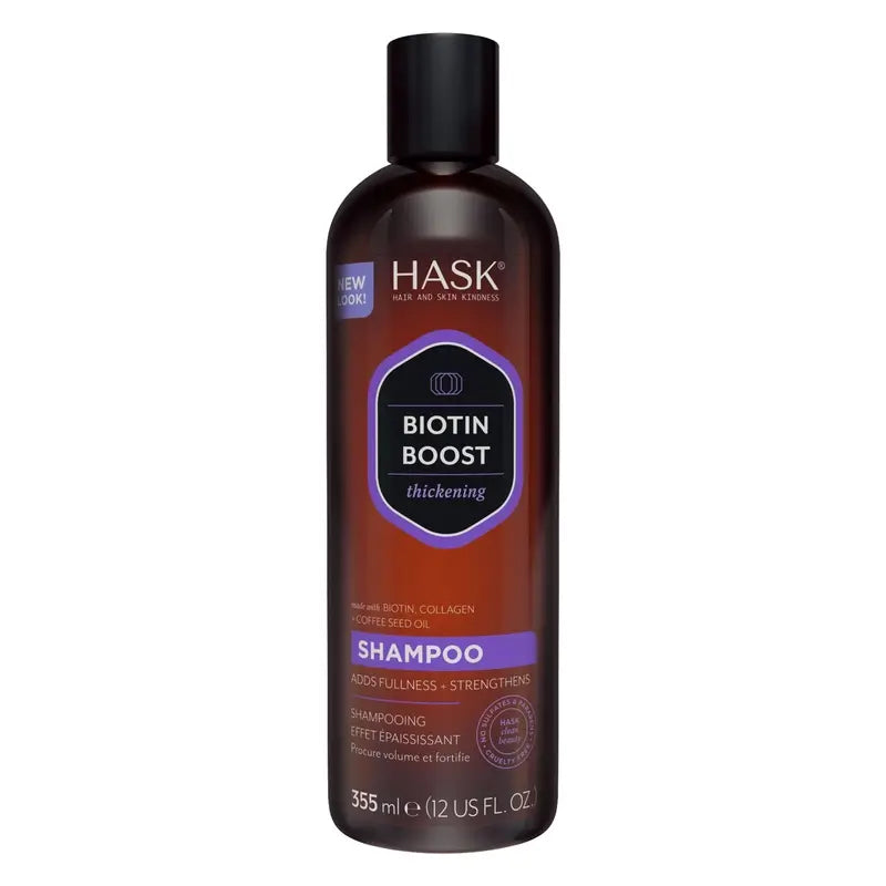 Hask Biotin Boost Shampoo densificante , 355 ml