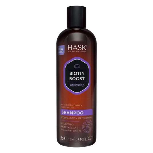 Hask Biotin Boost Shampoo densificante , 355 ml