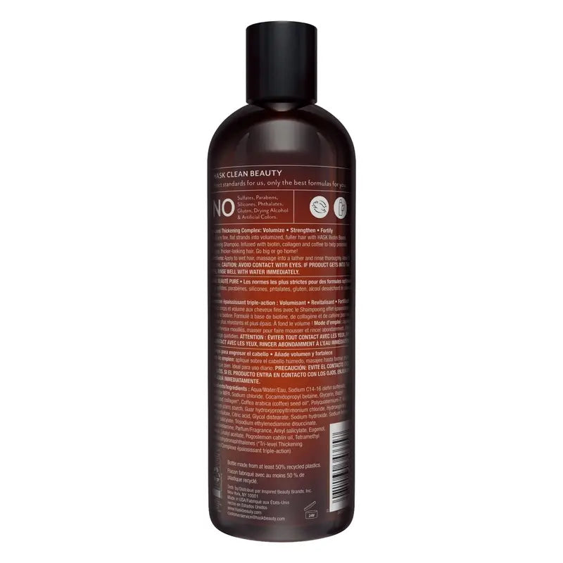 Hask Biotin Boost Shampoo densificante , 355 ml