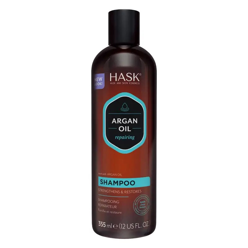 Hask Shampoo riparatore all'olio di Argan , 355 ml