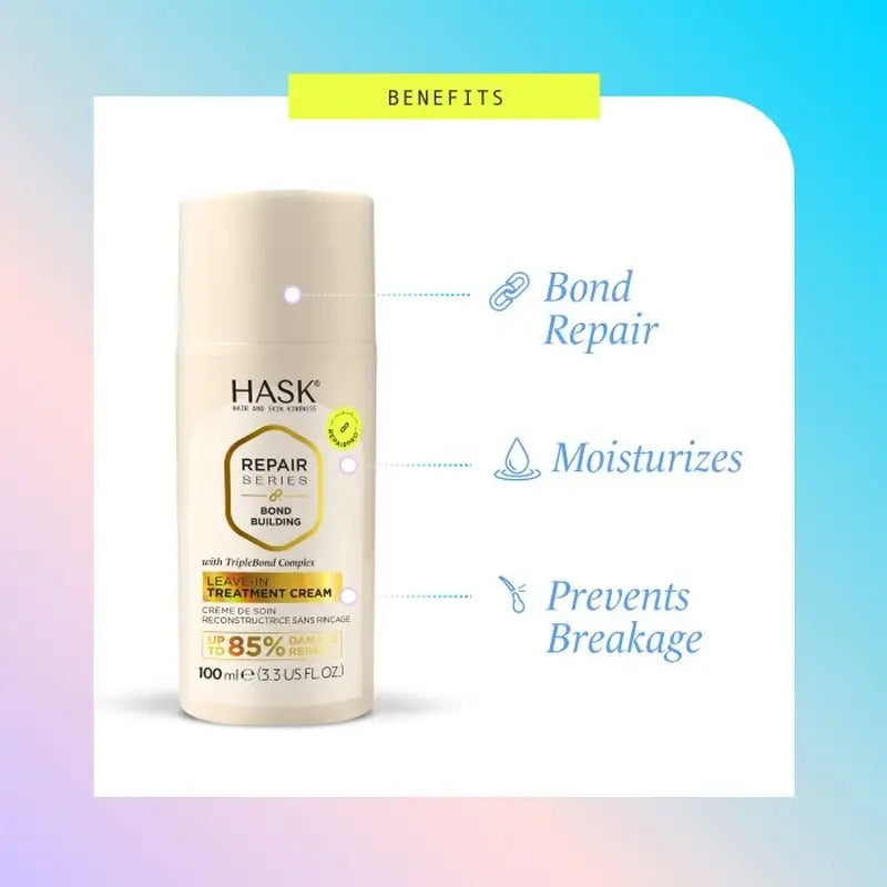Hask No Rinse Crema Trattamento Ricostruzione Profonda Serie Repair , 100 ml