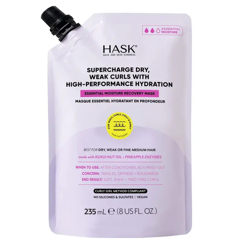 Hask Texture Light Maschera idratante per capelli, 235 ml