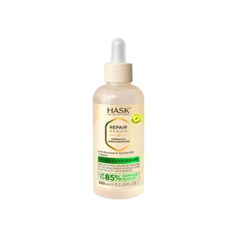Hask Hair & Scalp Serum Siero stimolante per la crescita del cuoio capelluto Serie Repair, 100 ml