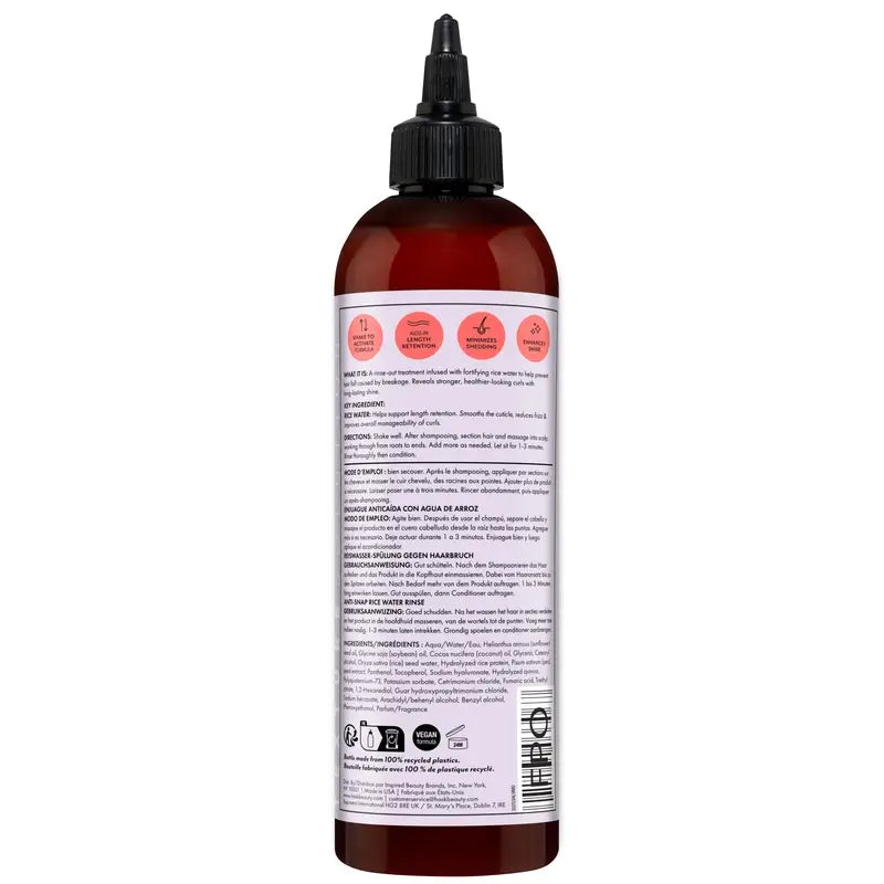 Hask Soluzione anticaduta per capelli con acqua di riso, 355 ml