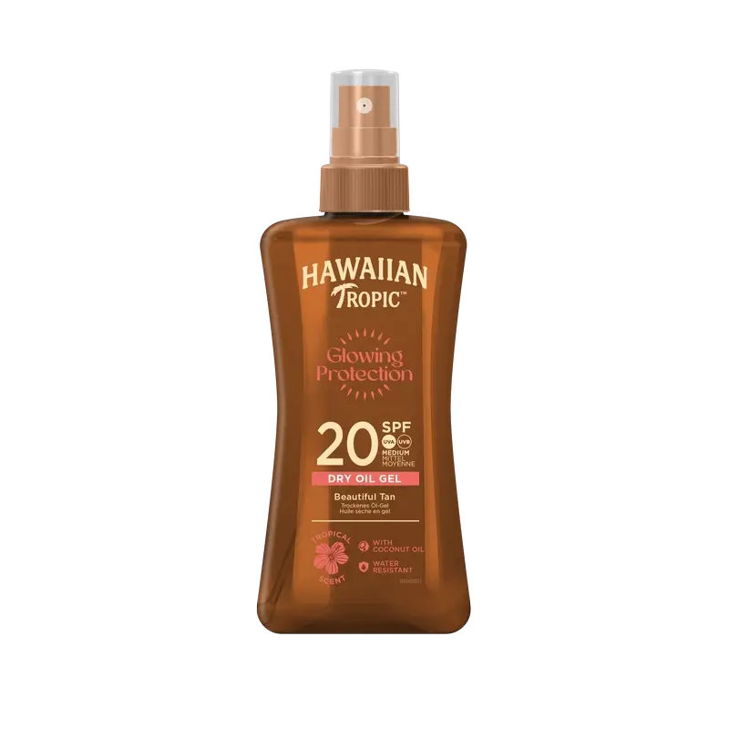 Hawaiian Tropic Ht Olio luminoso Spf20, 200ml