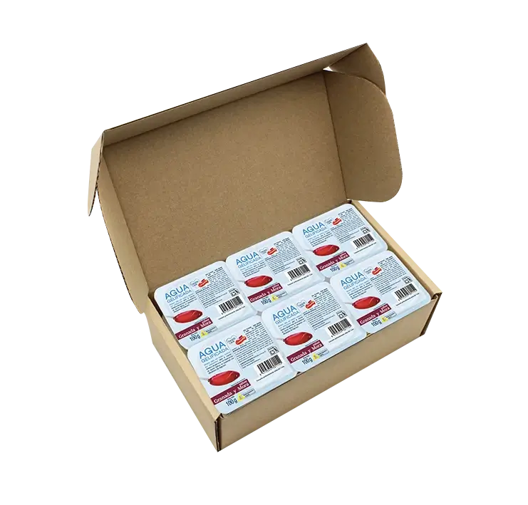 Health Care Campofrio Acqua gelificata al melograno e mora, 100 g x 12 confezioni