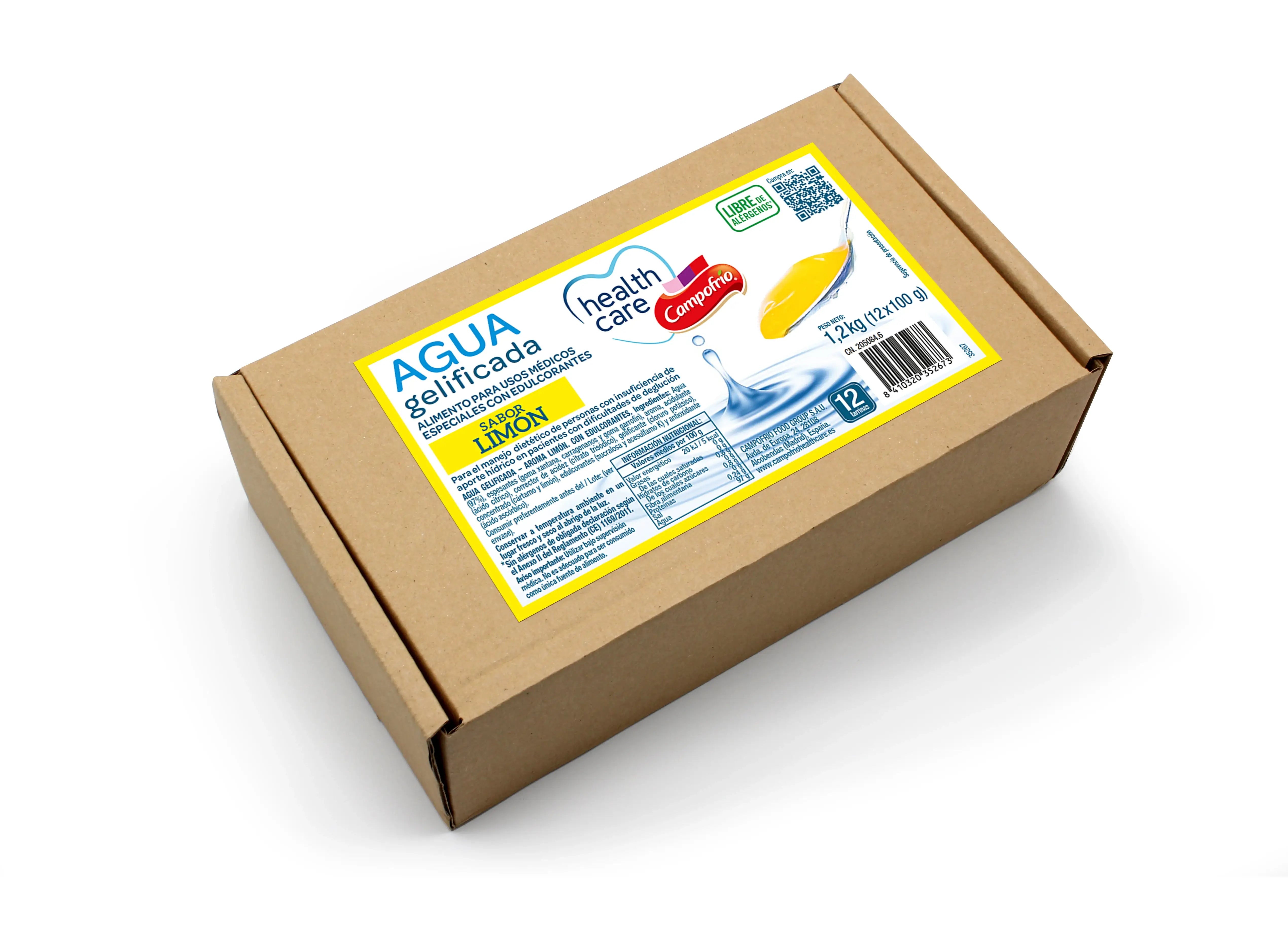Health Care Campofrio Acqua gelificata al limone Health Care Campofrio 100 g