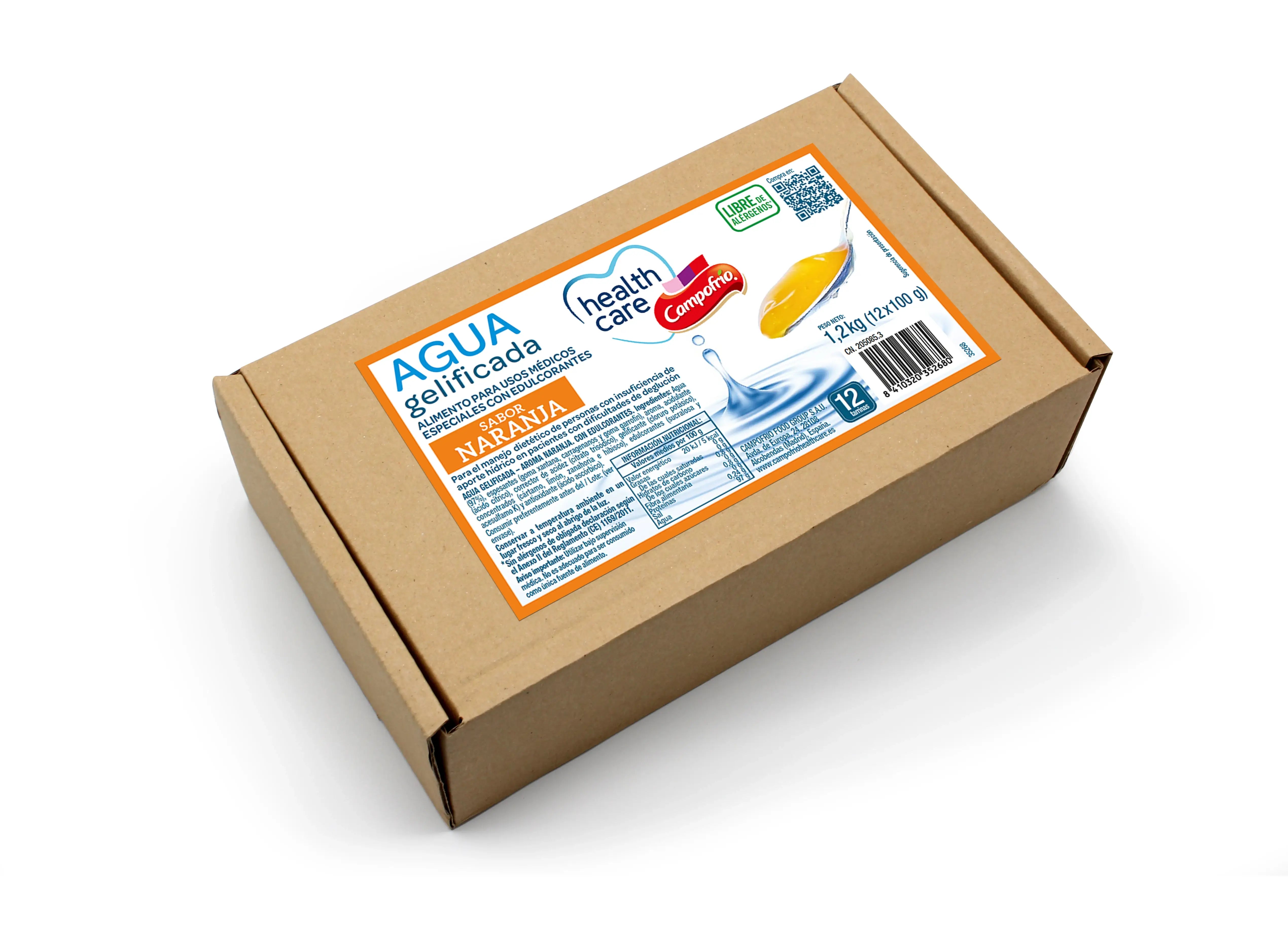 Health Care Campofrio Acqua gelificata all'arancia Health Care Campofrio 100 g