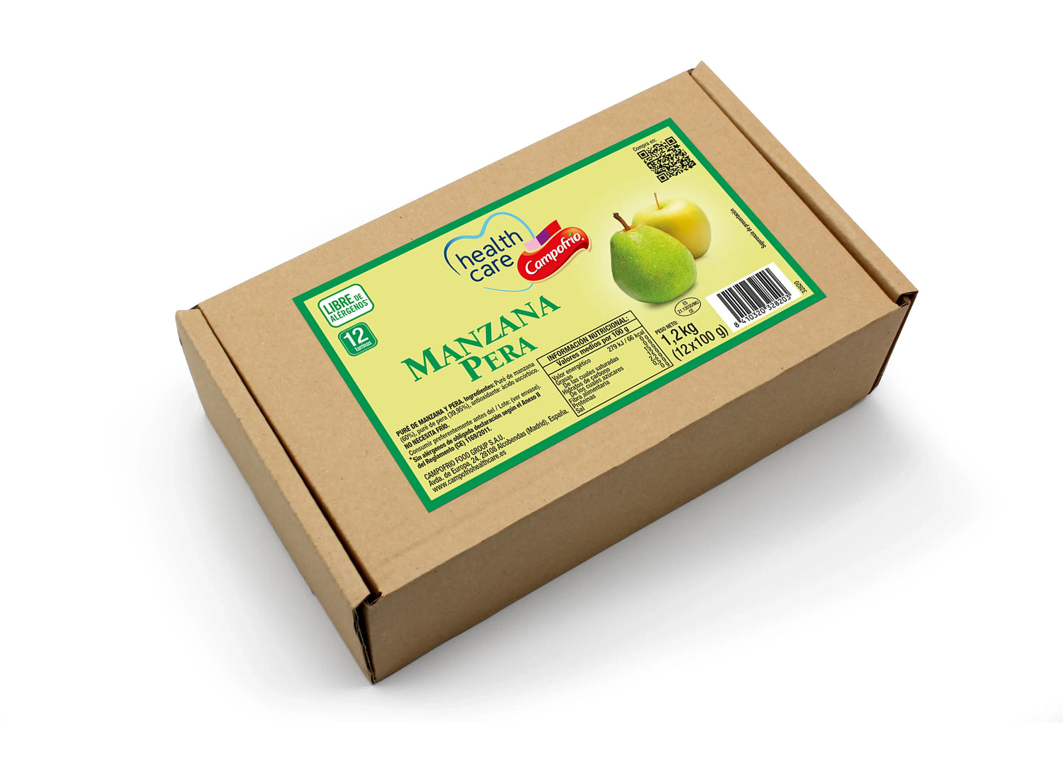 Health Care Campofrio Mela e pera frullate Health Care Campofrio 100 g