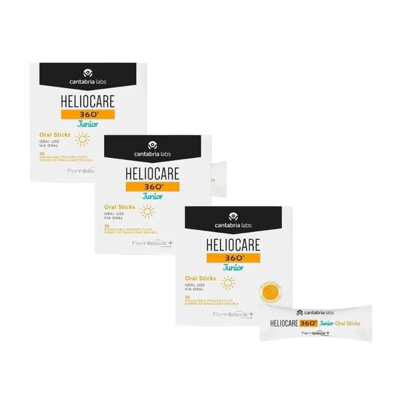 Heliocare 360º Junior Stick Orale, 3X20 Bustine