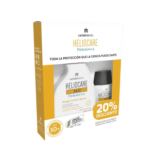 Heliocare 360º Pack Pediatric Mineral 50Ml + Atopic Pistol 250Ml