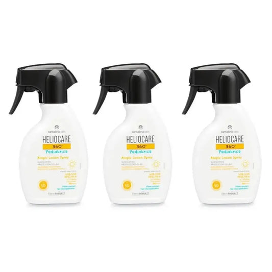 Heliocare 360º Pediatrics Lozione Atopica Spray Spf50, 3X250 Ml