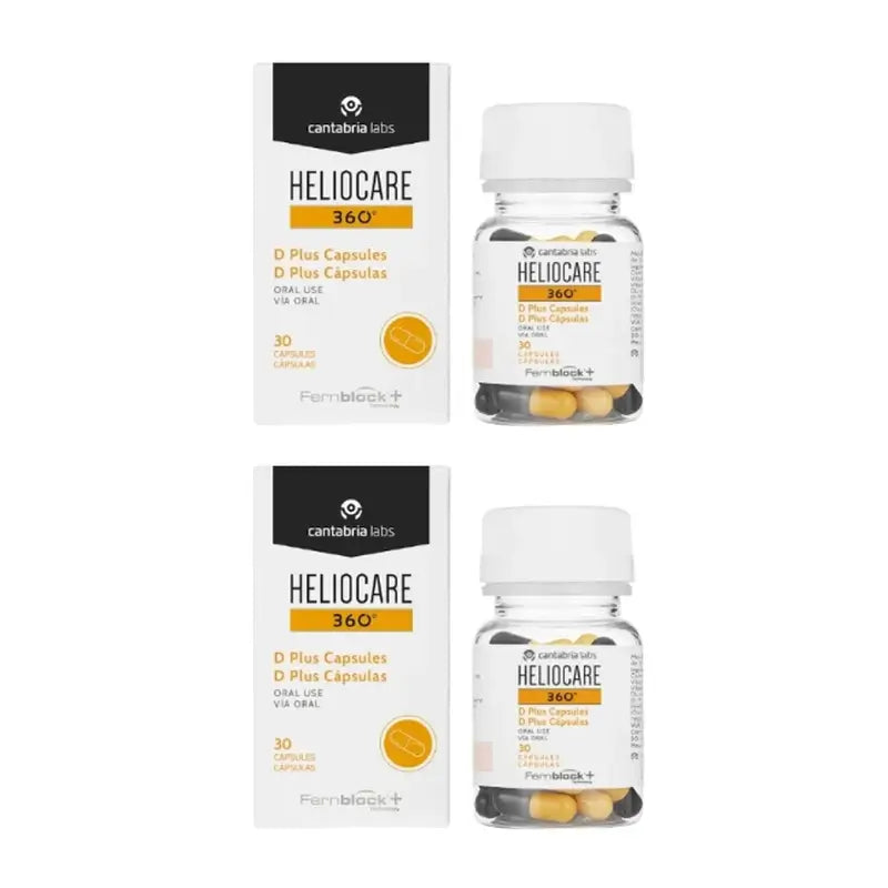 Heliocare Duplo 360° D Plus, 2X30 Capsule