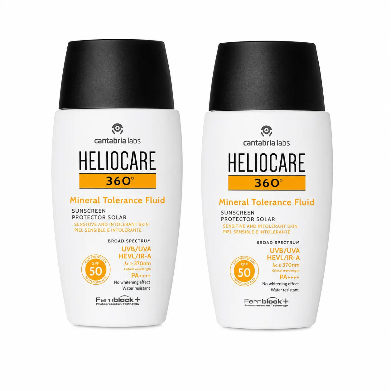 Heliocare Duplo 360º Tolleranza Minerale Fluido Spf50, 2X50 Ml