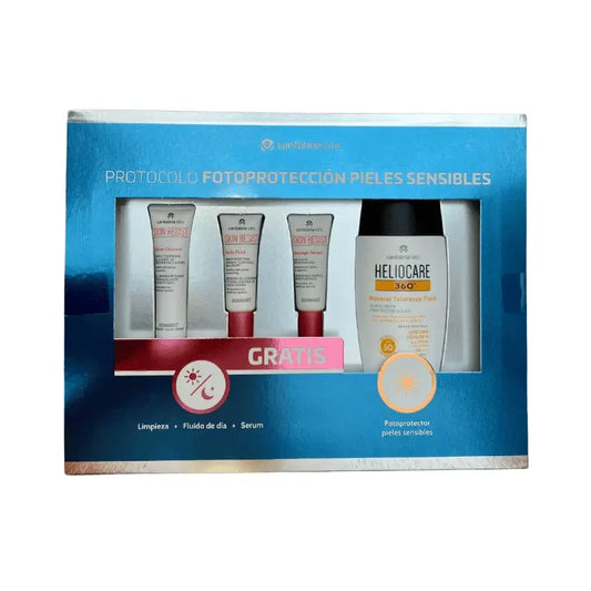 Heliocare Pack 360 Mineral Tolerance Fluid SPF50 + 3 campioni Skin Resist