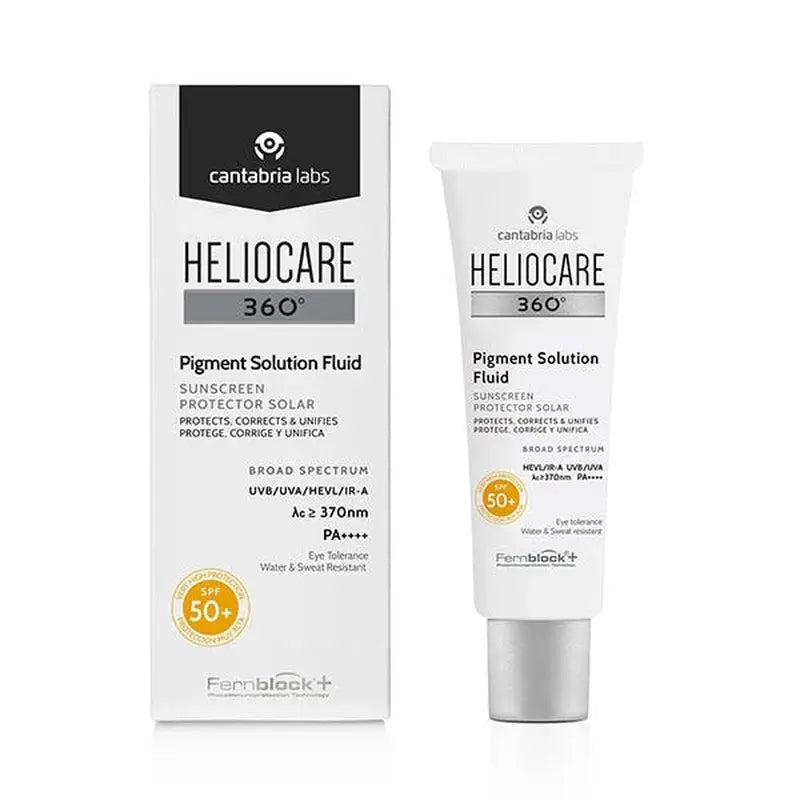 Heliocare Pack 360 Pigment Solution Fluid SPF50+, 50 ml + Neorerin Dc Concentrate 10 ml Omaggio