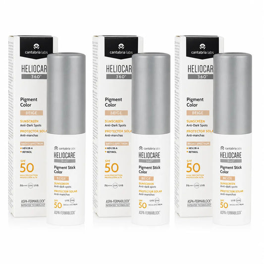 Heliocare Pigment Stick Beige Colore Spf50 10 Gr confezione da 3
