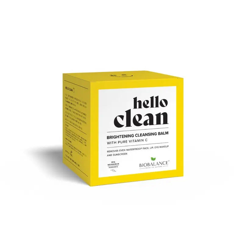 Hello Clean Bio Balance Balsamo detergente illuminante con vitamina C pura, 100 ml