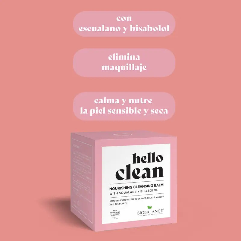Hello Clean Bio Balance Balsamo detergente nutriente con squalano e bisabololo, 100 ml