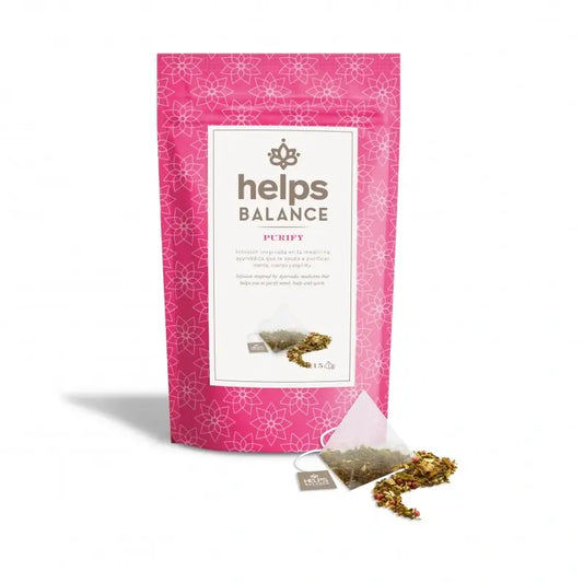 Aiuta l'equilibrio Ayurvedico Purificare Borsa protettiva , 15 infusi piramidali