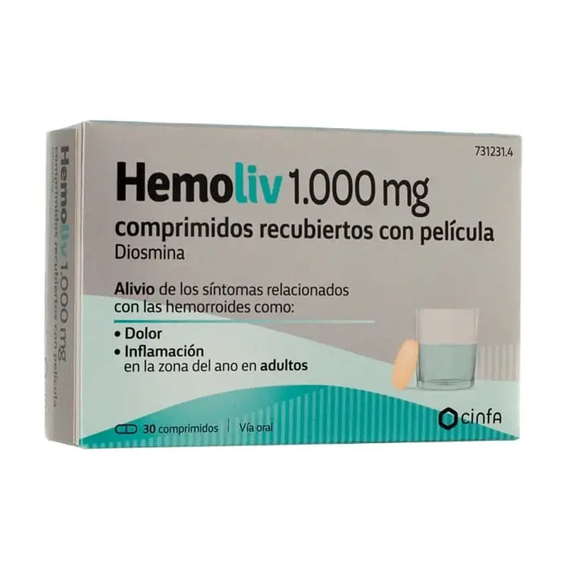 Hemoliv 1000 mg, 30 compresse rivestite con film
