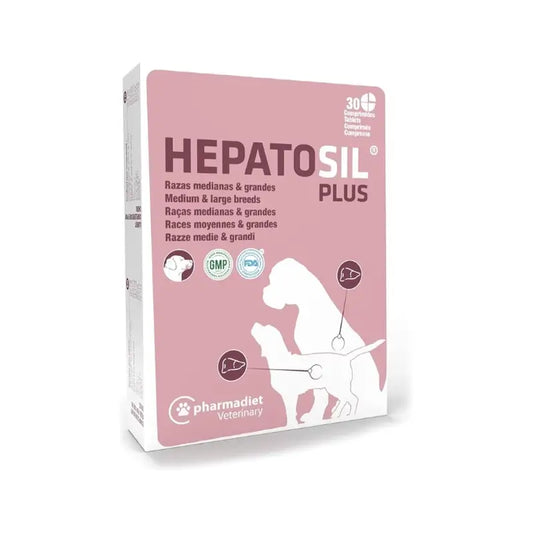Hepatosil Plus per razze medio-grandi, 30 compresse