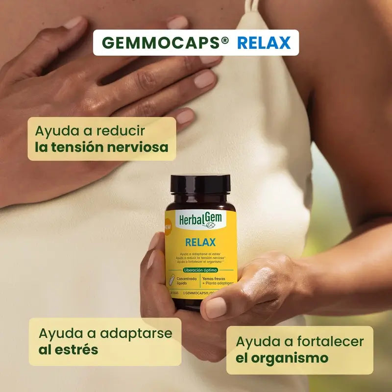 Herbalgem Gemmocaps Stress Protect Relax, 30 capsule
