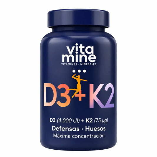 Herbora Vitamina D3 e K2 , 60 compresse masticabili