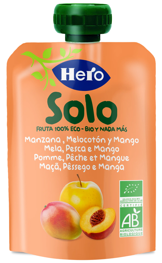Hero Baby Hero Baby Bustina Solo Mela Pesca & Mango Eco Hb Solo 100G