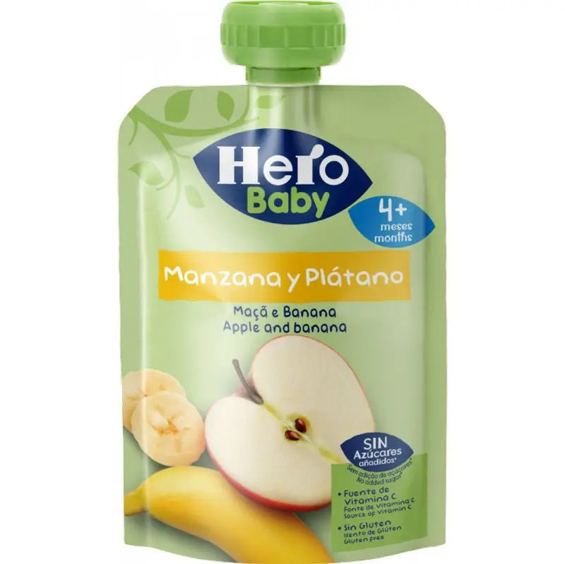 Hero Baby Bustina di mela e banana 100G