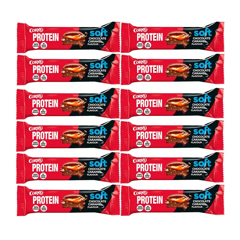 Proteine Corny Soft Choco Caramel, 12 X 45 Gr