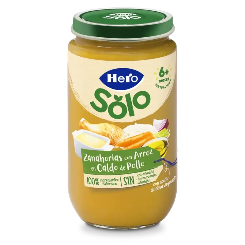 Hero Baby Pack Carota Riso Brodo di pollo, 12 X 235 Gr