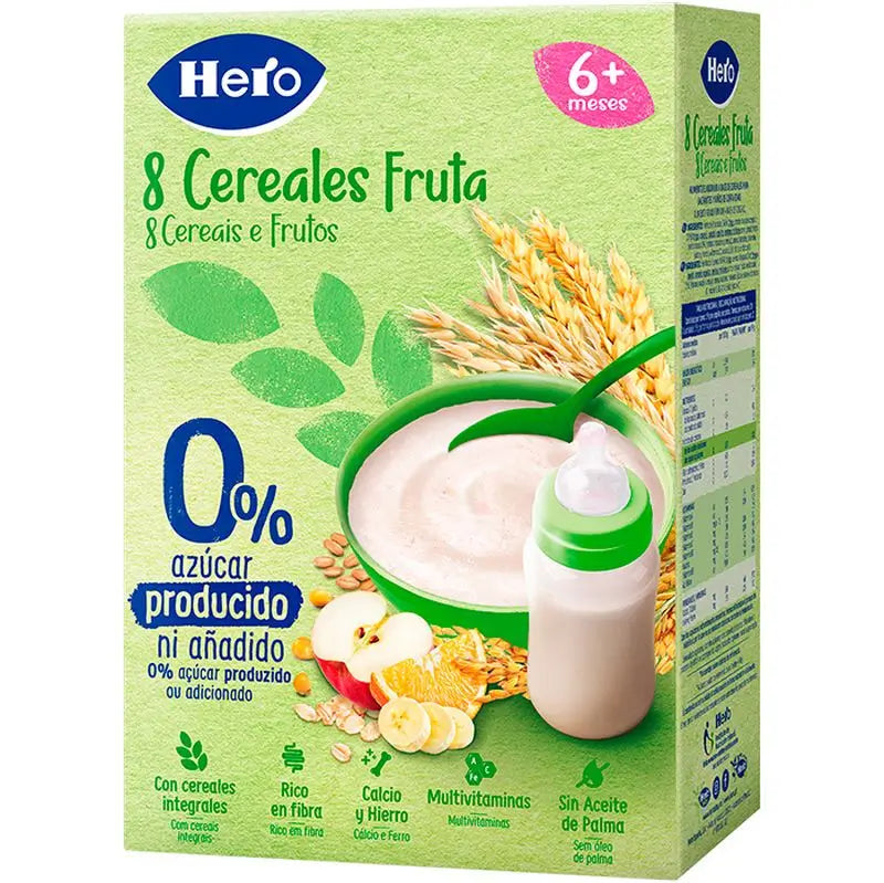 Hero Baby Cereal 8 Cereali con frutta 340G
