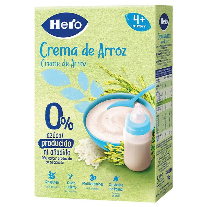 Hero Baby Cereal Purè di cereali Hero Baby Crema di riso 220G
