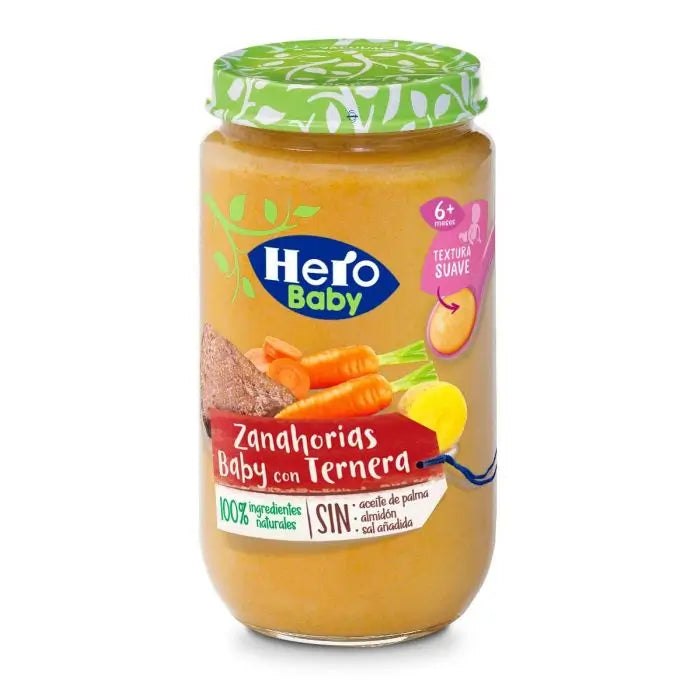 Hero Baby Carota con manzo 235G