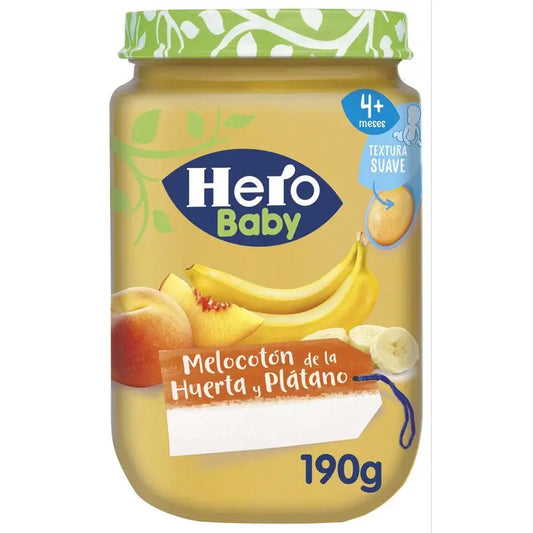 Barattolo Hero Baby Pesca e Banana Pesca e Banana, 190gr
