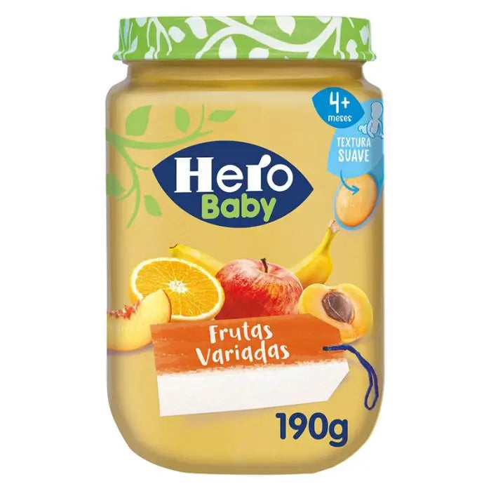 Hero Baby Vasetti di frutta assortita, 190g