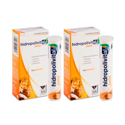 Hidropolivital Junior Duplo Integratore alimentare 2 x 40 compresse masticabili