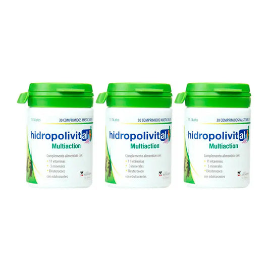 Hidropolivital Triplo Multiaction 3 x 30 compresse masticabili