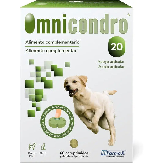 Omnicondro 20 Condroprotettore per cani, 60 compresse