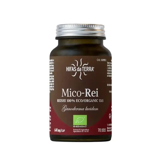 Hyphae Da T Mico-Five Rei Estratto di Reishi Barattolo di cristallo , 70 capsule