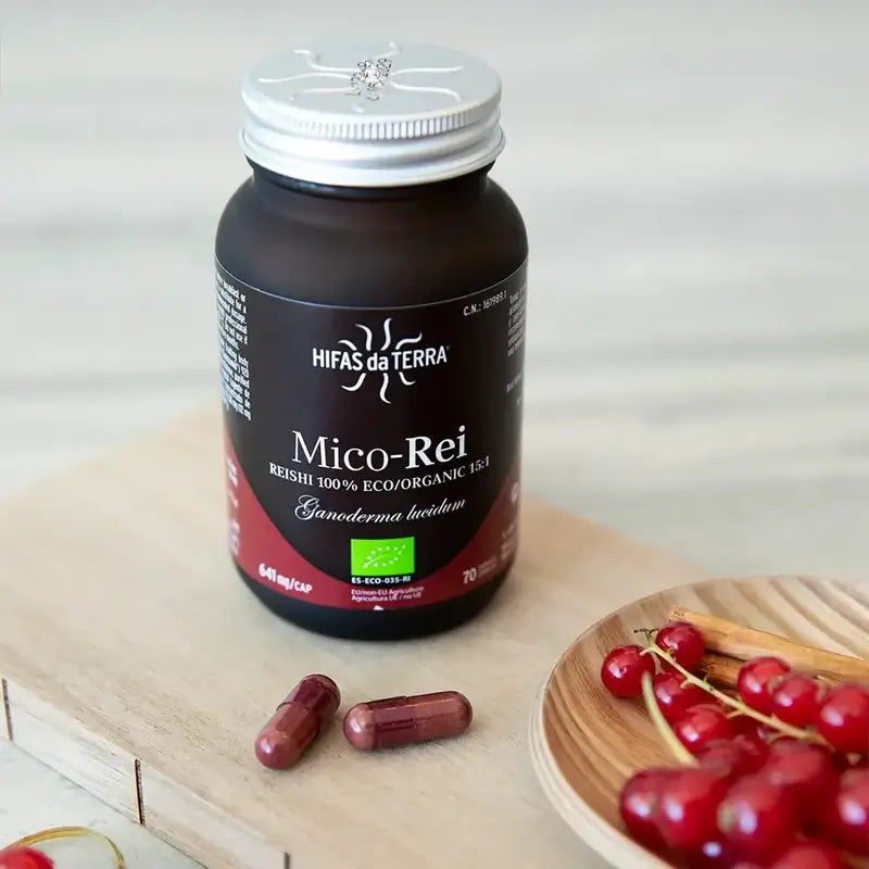 Hyphae Da T Mico-Five Rei Estratto di Reishi Barattolo di cristallo , 70 capsule