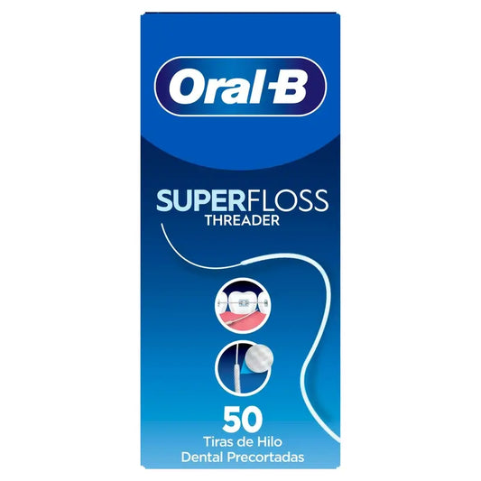 Filo interdentale Oral-B Super Floss, 50 pezzi.