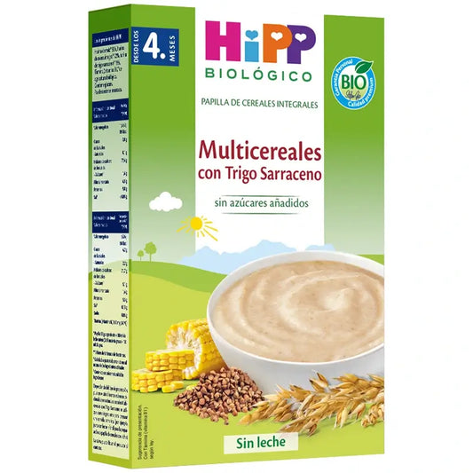 Hipp Organic Multicereal con Grano Saraceno 200G Confezione da 7 pezzi