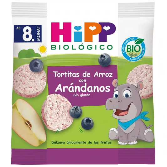 Hipp Frittelle di riso ai mirtilli bio 30g