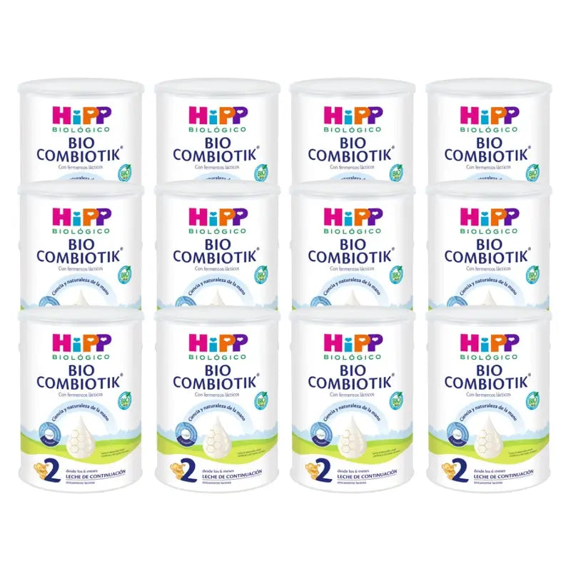 Hipp Combiotik 2, Latte artificiale, Confezione 12 x 800 g