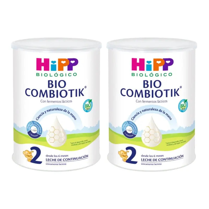 Hipp Combiotik 2, latte artificiale, confezione da 2 x 800 g