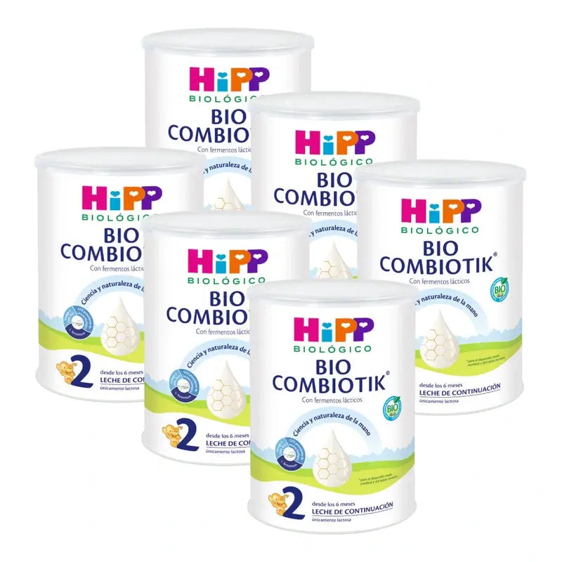 Hipp Combiotik 2, Latte artificiale, Confezione 6 x 800 g